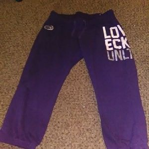 Ecko unlimited purple capri Joggers